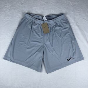 Nike Mens Dri-Fit‎ Soccer Football Game Shorts Large Grey BV6857-012 XL New NWT